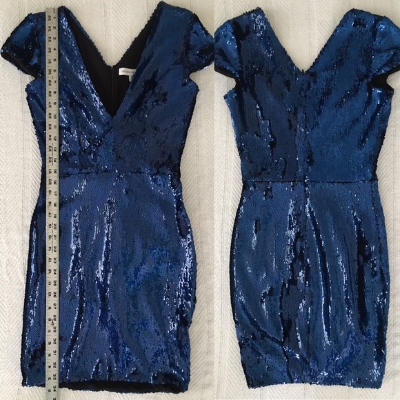 Dress the Population Dresses & Skirts - NWOT Blue Sequin Sparkly Party Dress